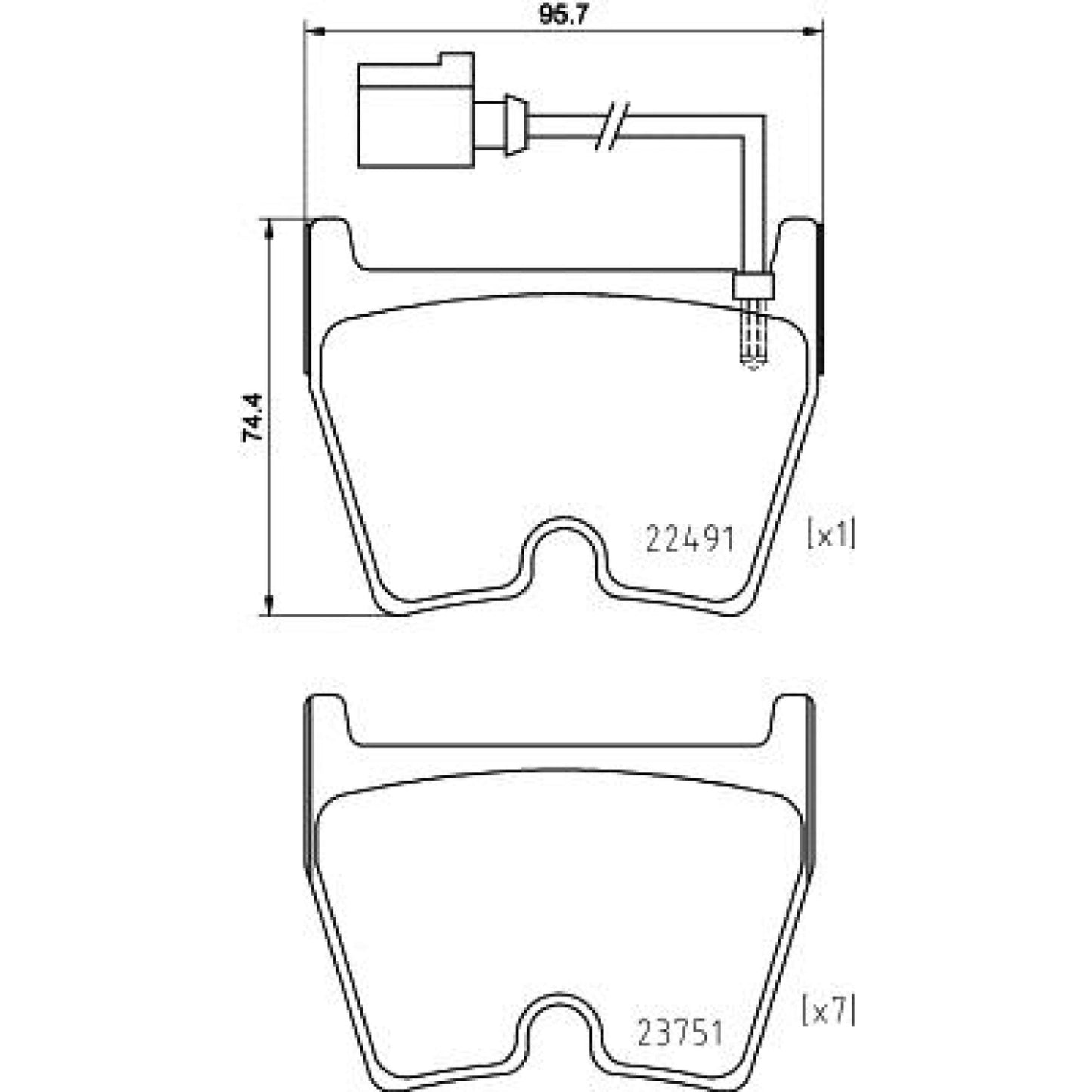 Balatas De Freno Delantera Para Audi Rs3 2017-2020