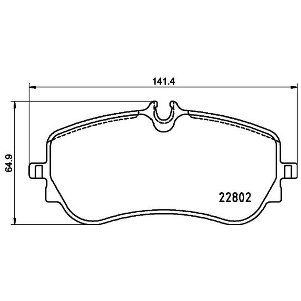 Balatas De Freno Trasera Para Volkswagen Amarok 2018-2020