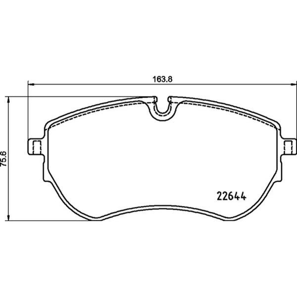 Balatas De Freno Delantera Para Volkswagen Amarok 2018-2020