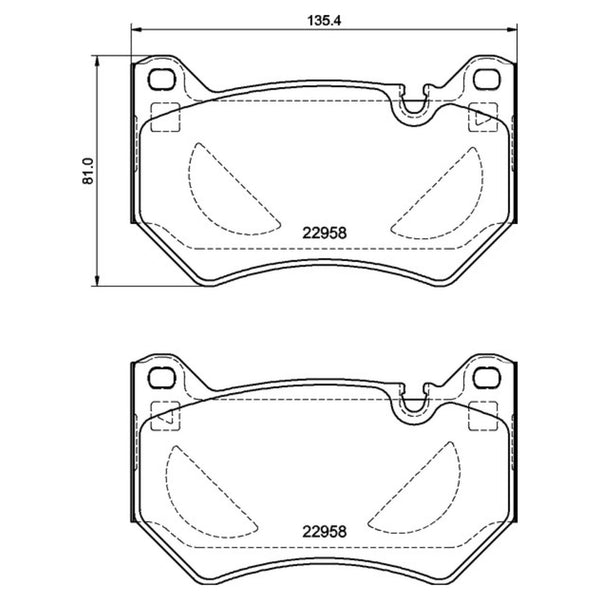 Balatas De Freno Delantera Para Audi Q5 2018-2022