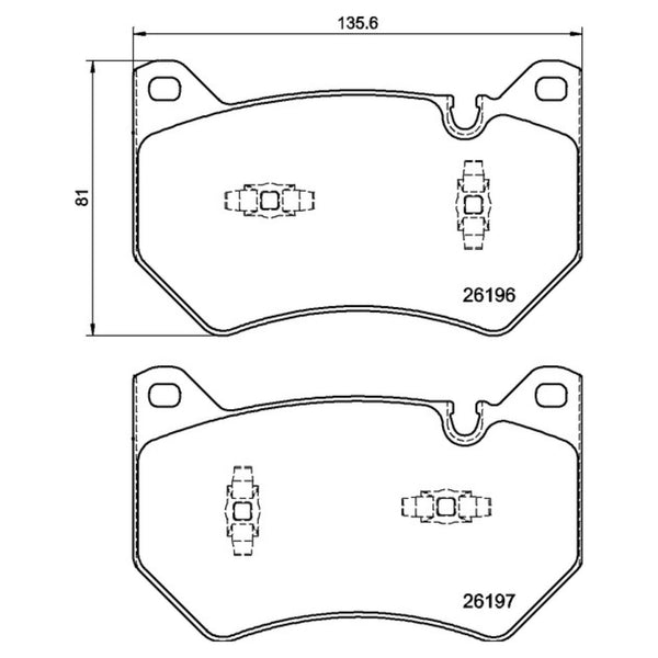 Balatas De Freno Delantera Para Audi Q5 2018-2022
