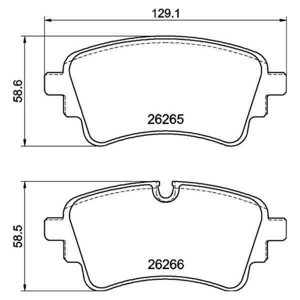 Balatas De Freno Trasera Para Audi S4 2020-2022