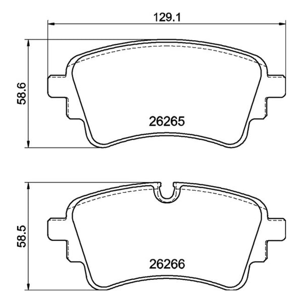 Balatas De Freno Trasera Para Audi Q5 2020-2022