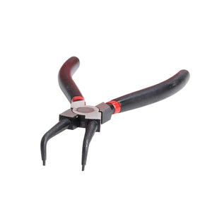 Pinzas para anillos de retencion, curvas interior