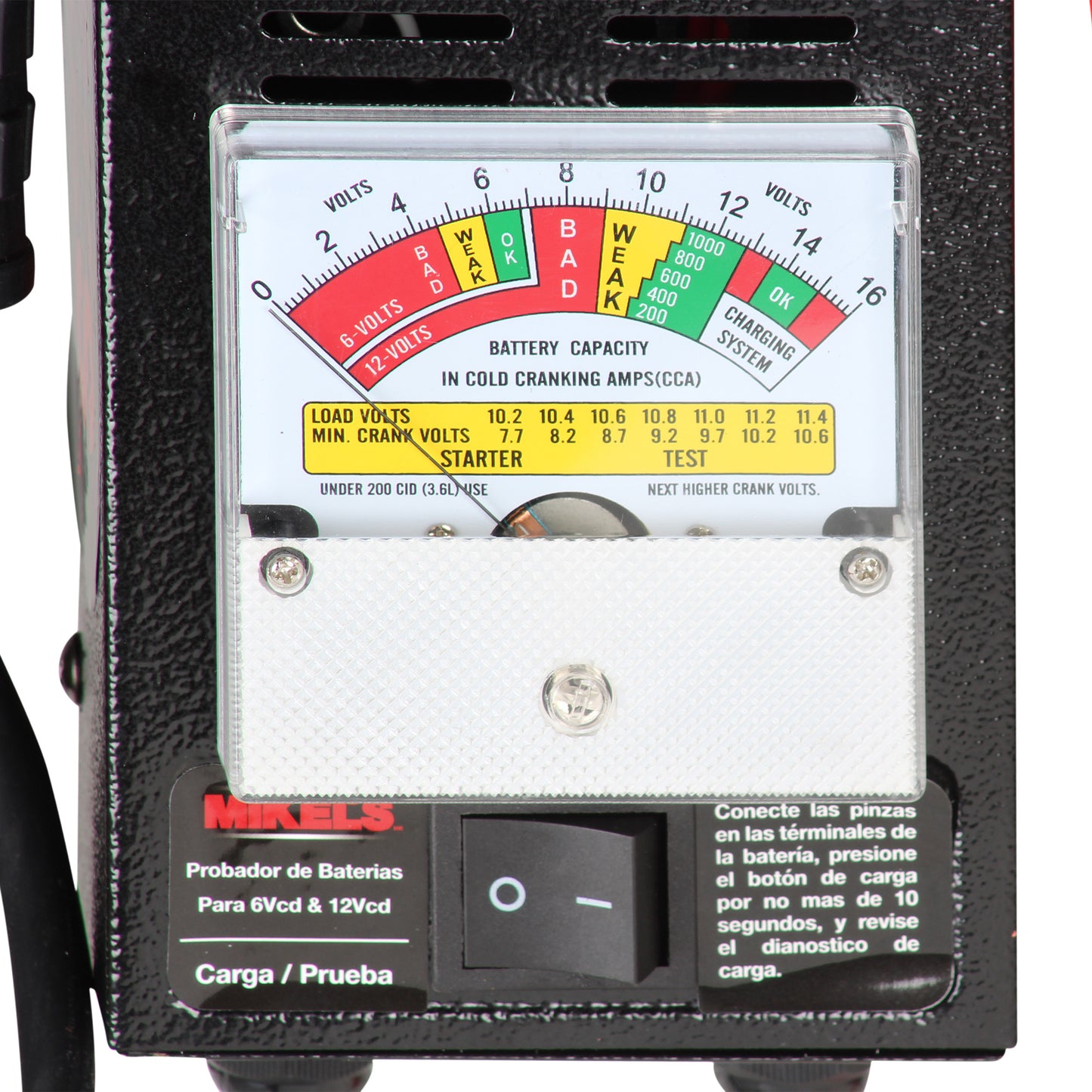 Probador de baterias (100 amp)