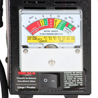 Probador de baterias (100 amp)