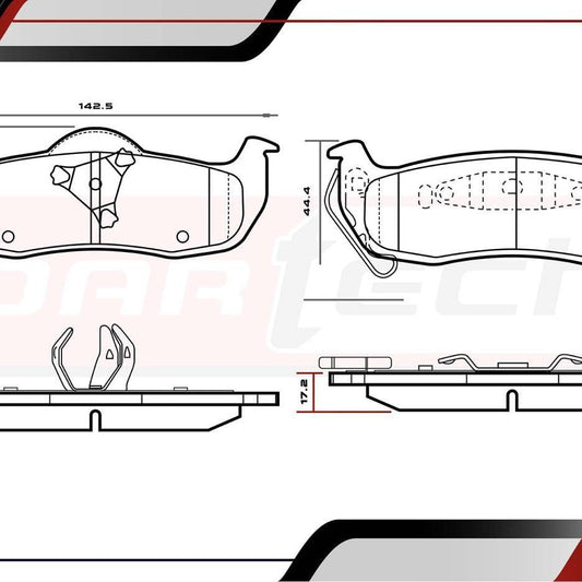 Balatas De Frenos Nissan Armada 2005-2015