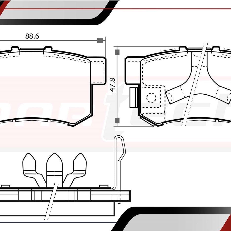 Balatas De Frenos Acura Rdx 2010-2018