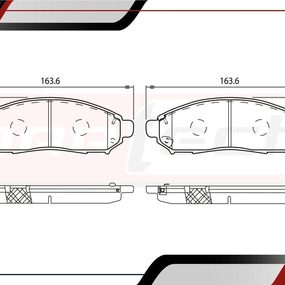 Balatas De Frenos Chevrolet City Express 2015-2018