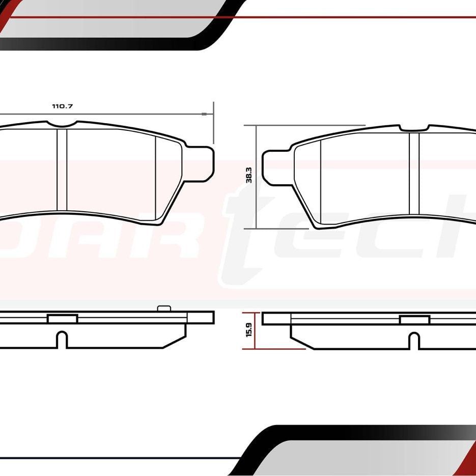 Balatas De Frenos Nissan Frontier 2005-2015