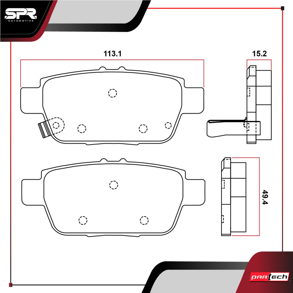 Pastillas De Frenos Acura Tl 2009-2014