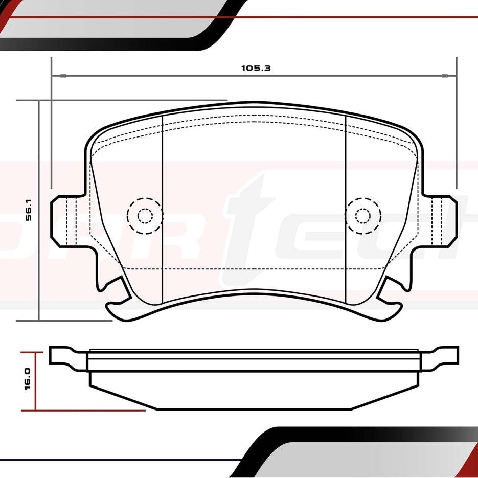 Pastillas De Frenos Audi A3 2004-2012