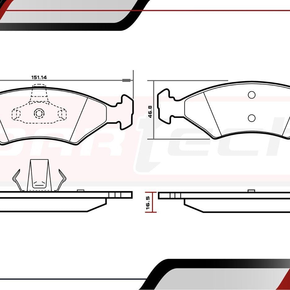 Balatas De Frenos Ford Courier 2001-2012