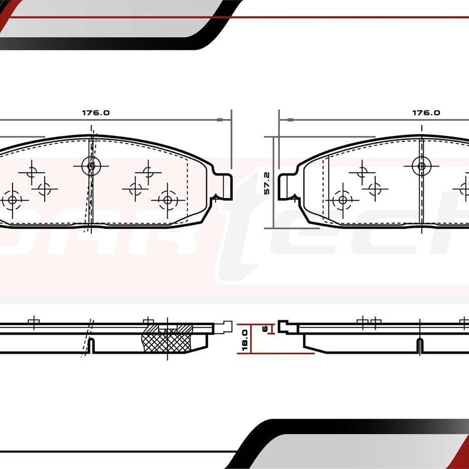 Balatas De Frenos Jeep Commander 2006-2009