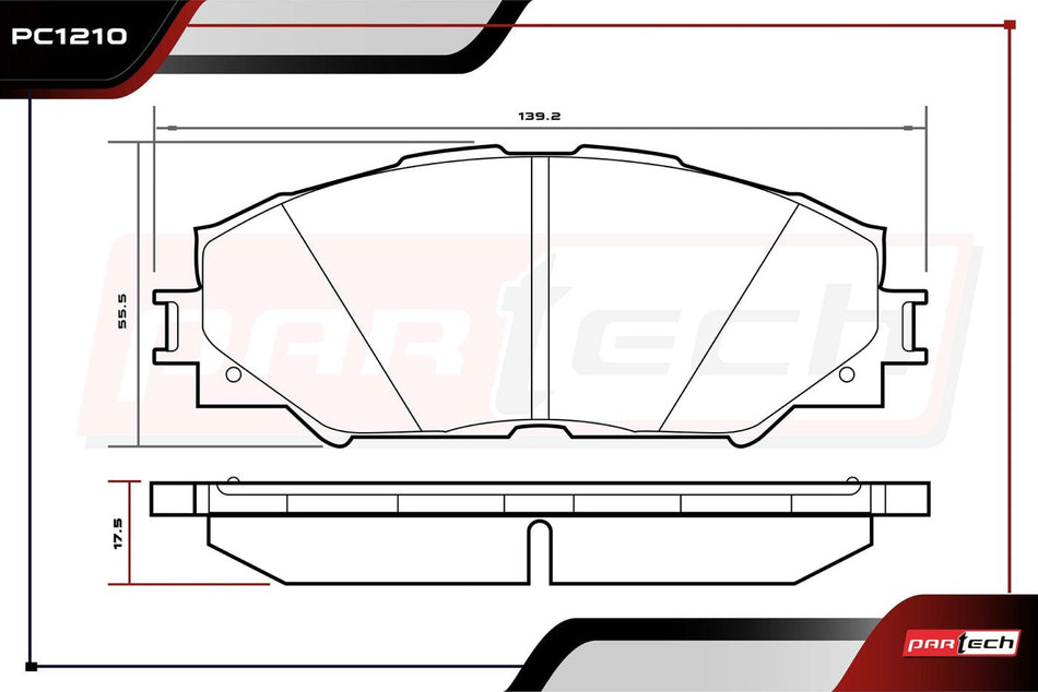 Pastillas De Frenos Lexus Hs250H 2010-2012