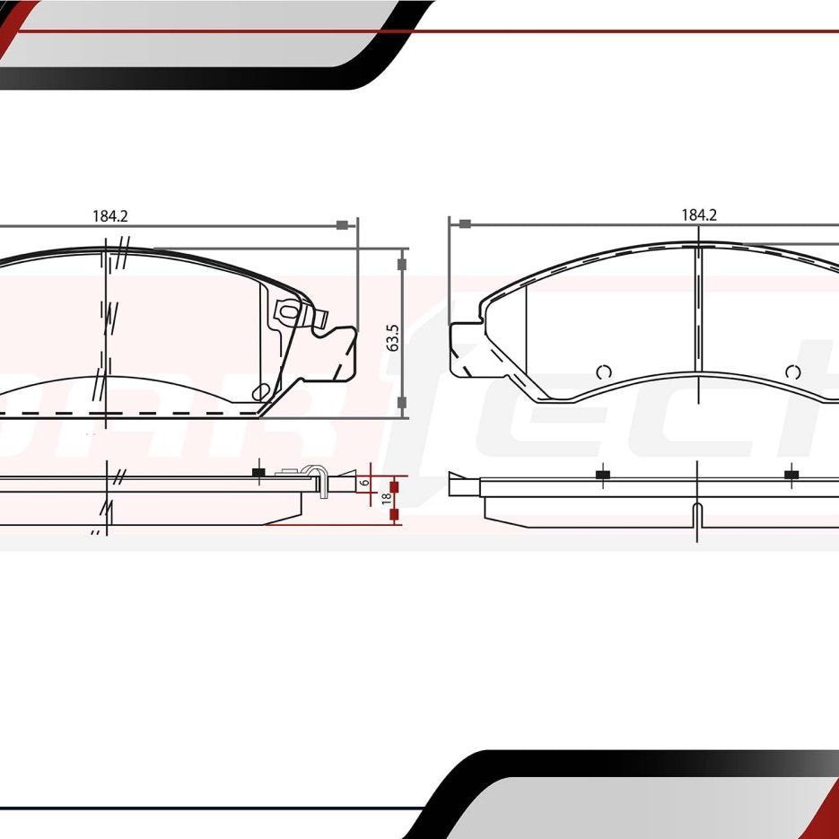 Balatas De Frenos Cadillac Escalade 2007-2014