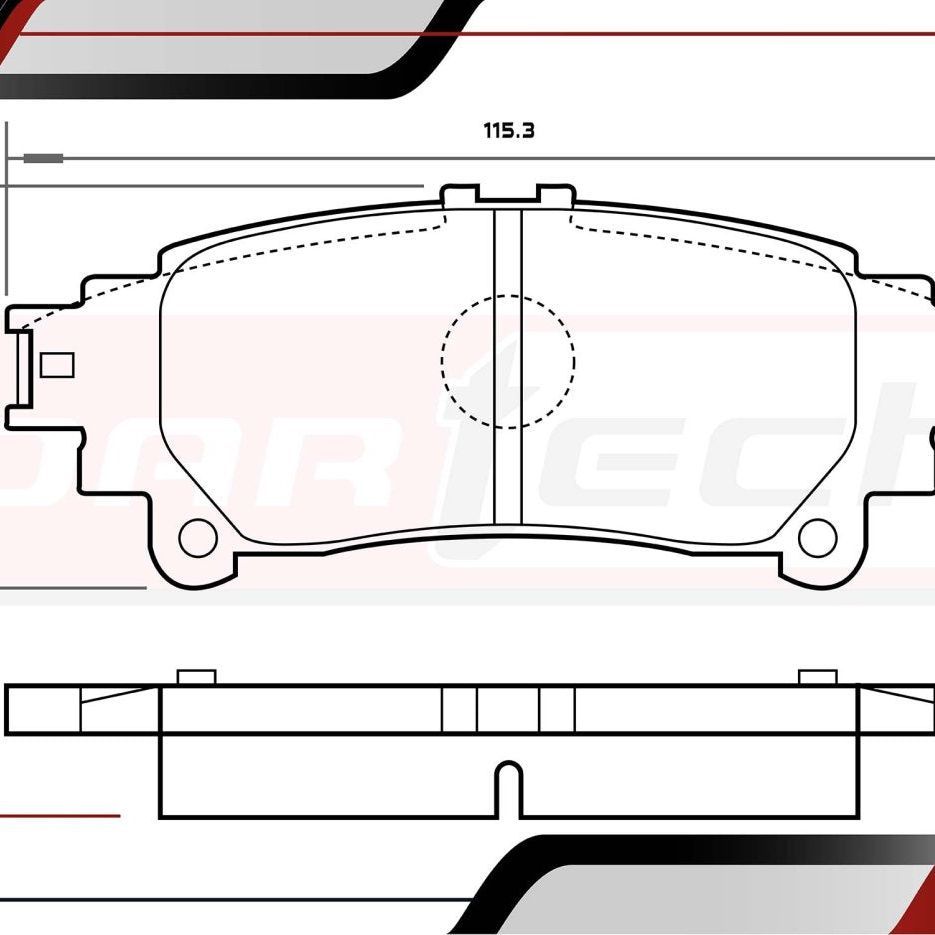 Balatas De Frenos Toyota Highlander 2014-2020