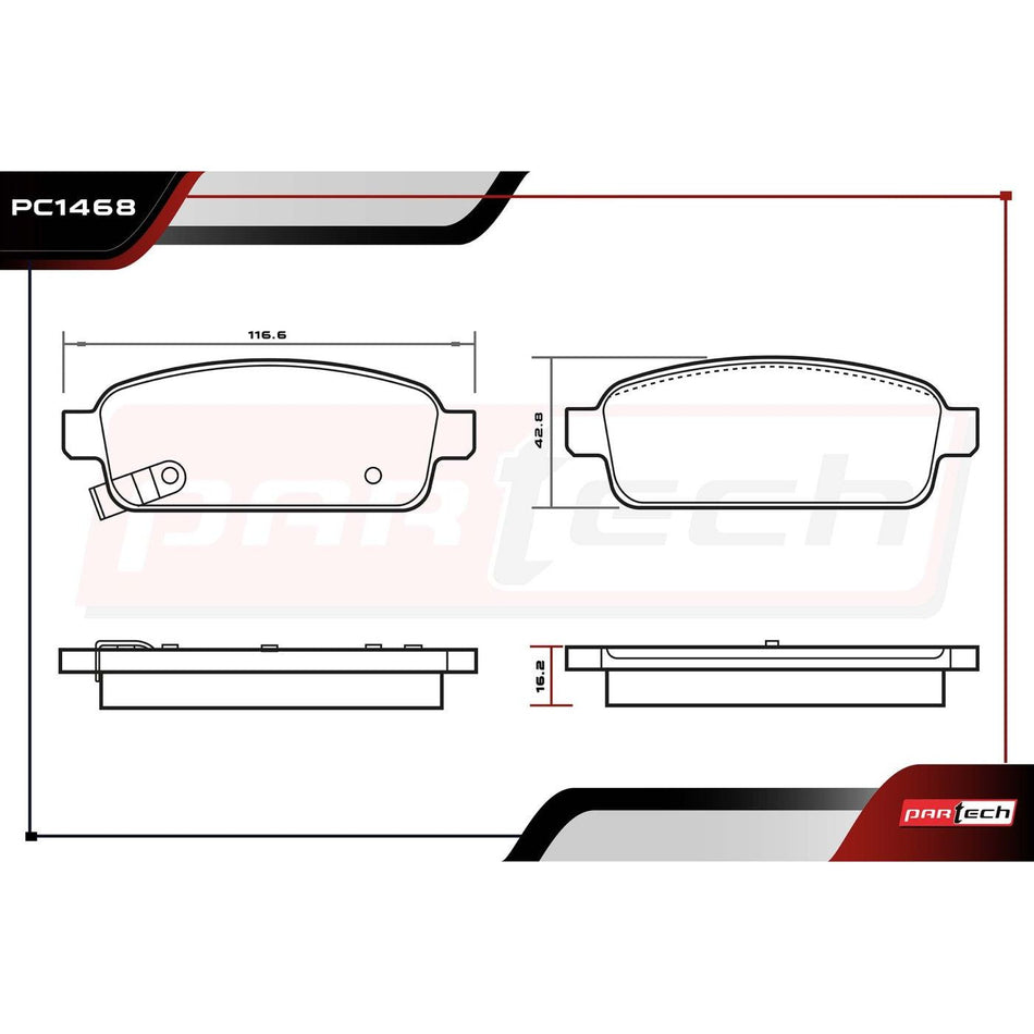 Balatas De Frenos Chevrolet Cruze 2011-2015