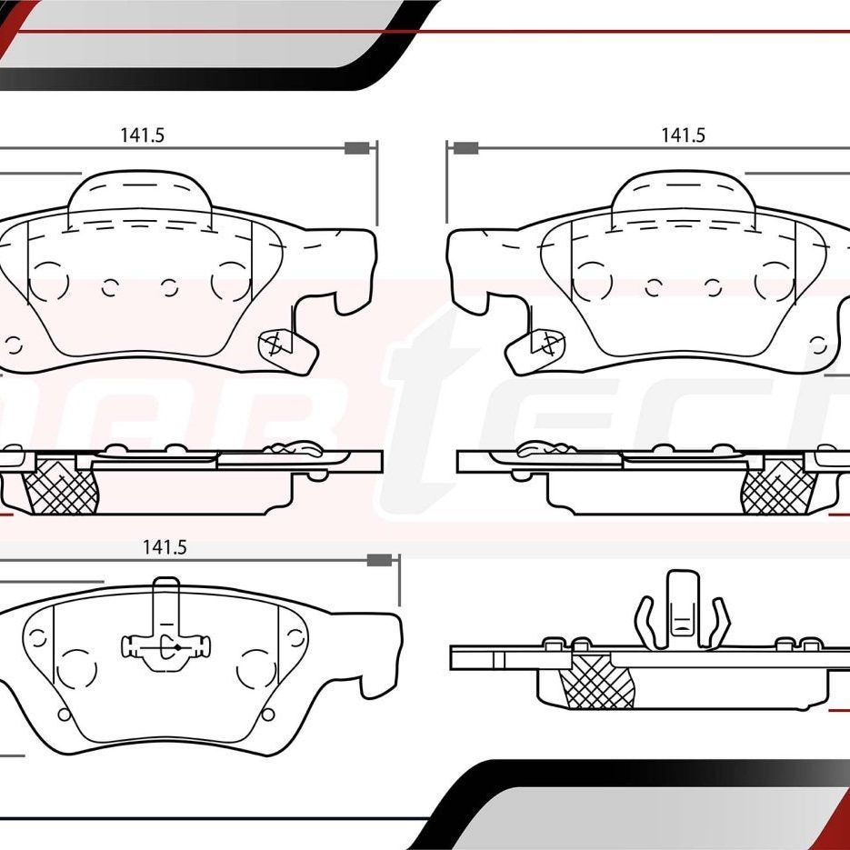 Balatas De Frenos Dodge Durango 2011-2018