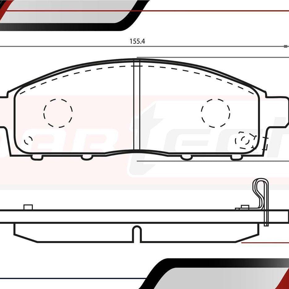 Balatas De Frenos Mitsubishi L200 2008-2018