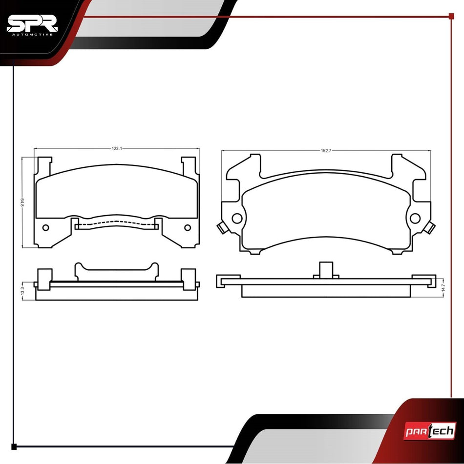 Balatas De Frenos Chevrolet Blazer 1995-1997