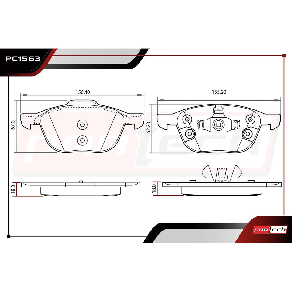 Balatas De Frenos Ford C-Max 2013-2018