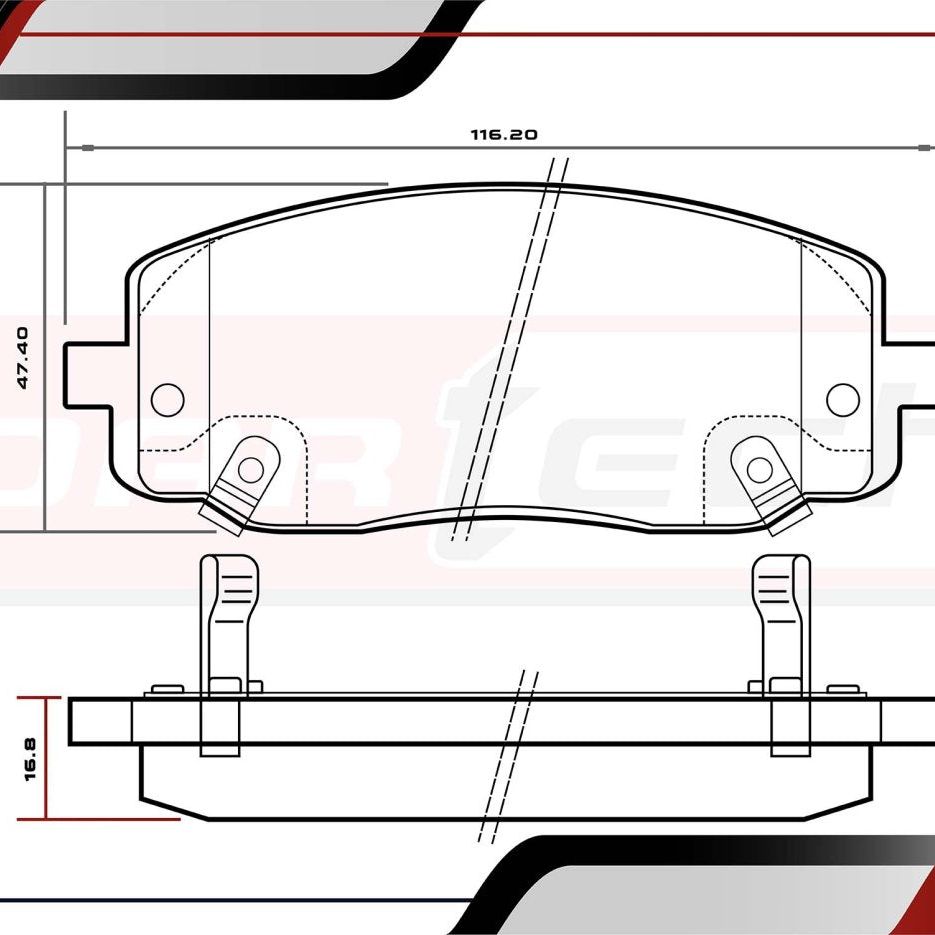 Balatas De Frenos Dodge I10 2012-2014