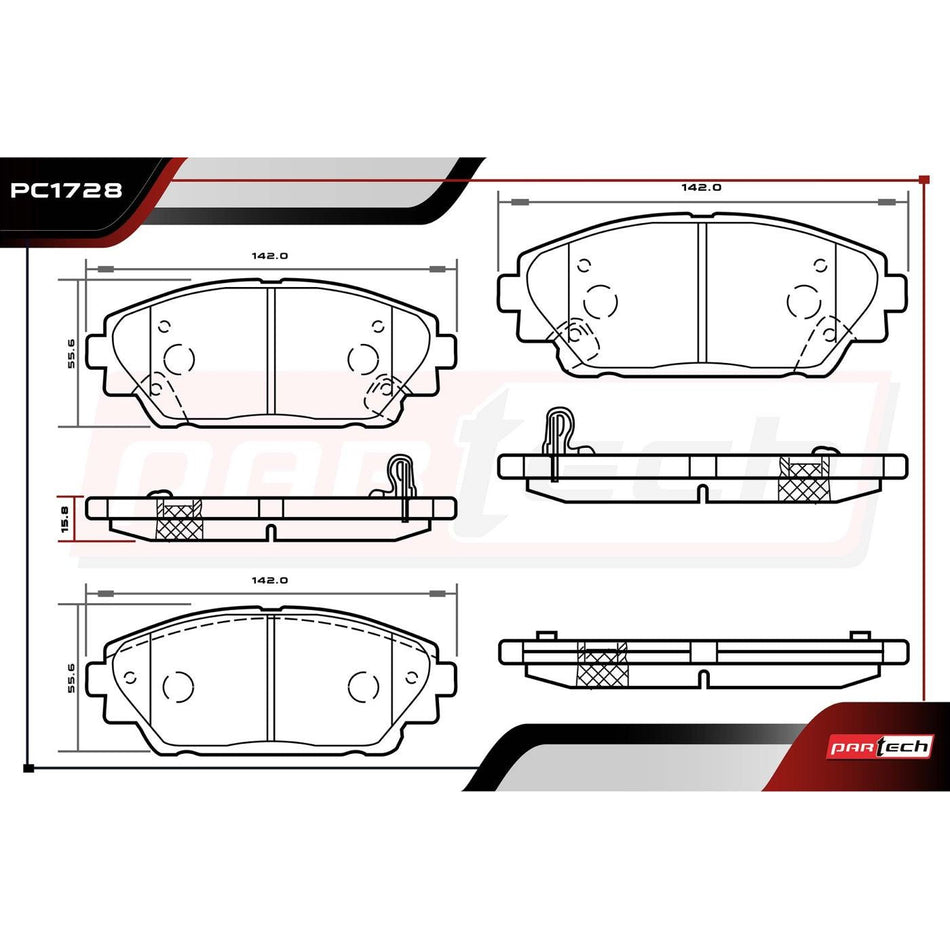 Balatas De Frenos Mazda 3 2014-2018