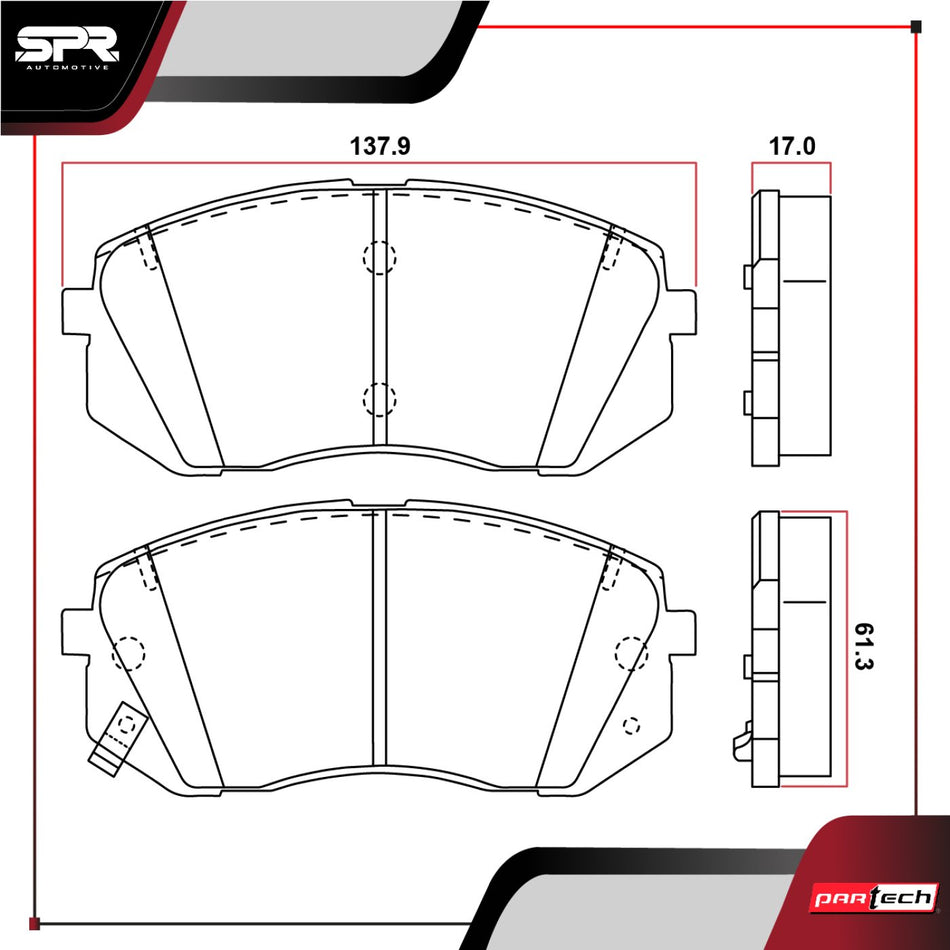 Pastillas De Frenos Hyundai Elantra Gt 2018-2018