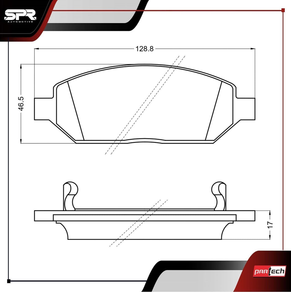 Pastillas De Frenos Chevrolet Spark 2015-2017