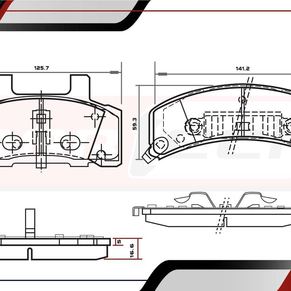 Balatas De Frenos Chevrolet K1500 1988-1991