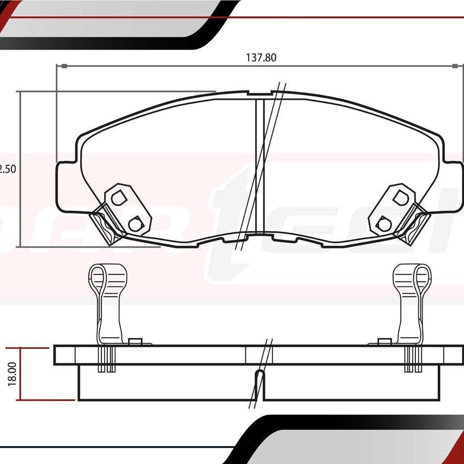 Balatas De Frenos Acura El 2005-2005