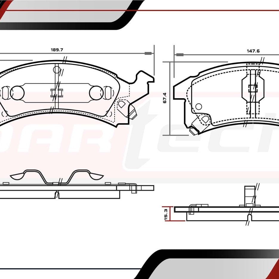 Balatas De Frenos Buick Skylark 1992-1993