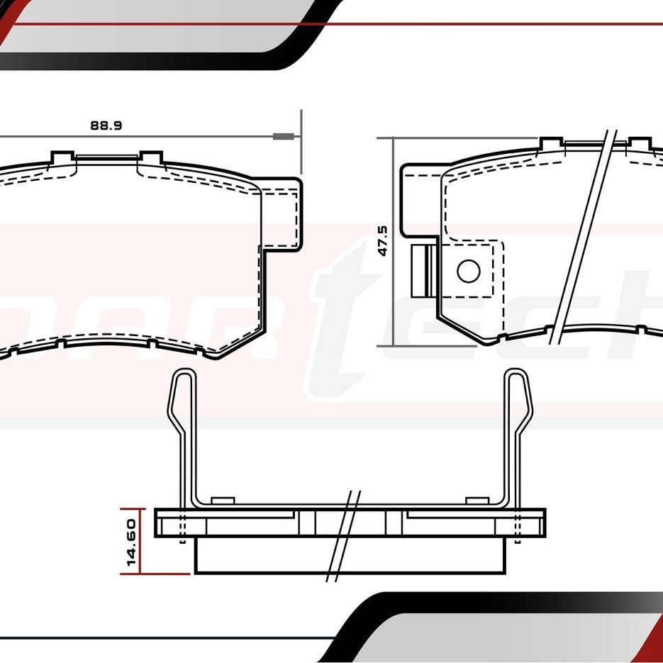 Pastillas De Frenos Acura Cl 2001-2003