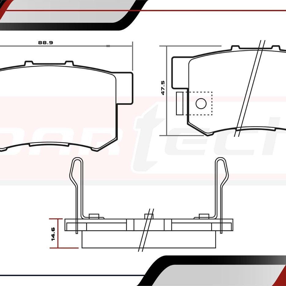 Balatas De Frenos Honda Accord 1991-1997