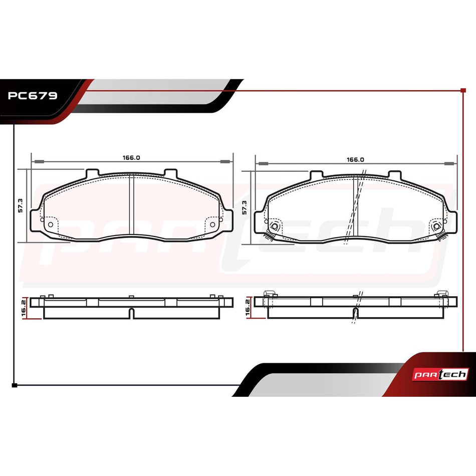 Balatas De Frenos Ford F-150 1997-2003