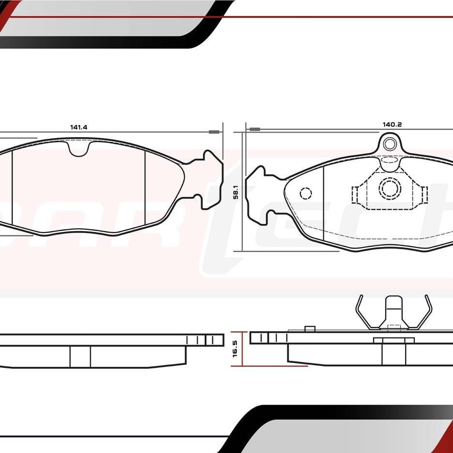 Balatas De Frenos Chevrolet Chevy 1994-1999