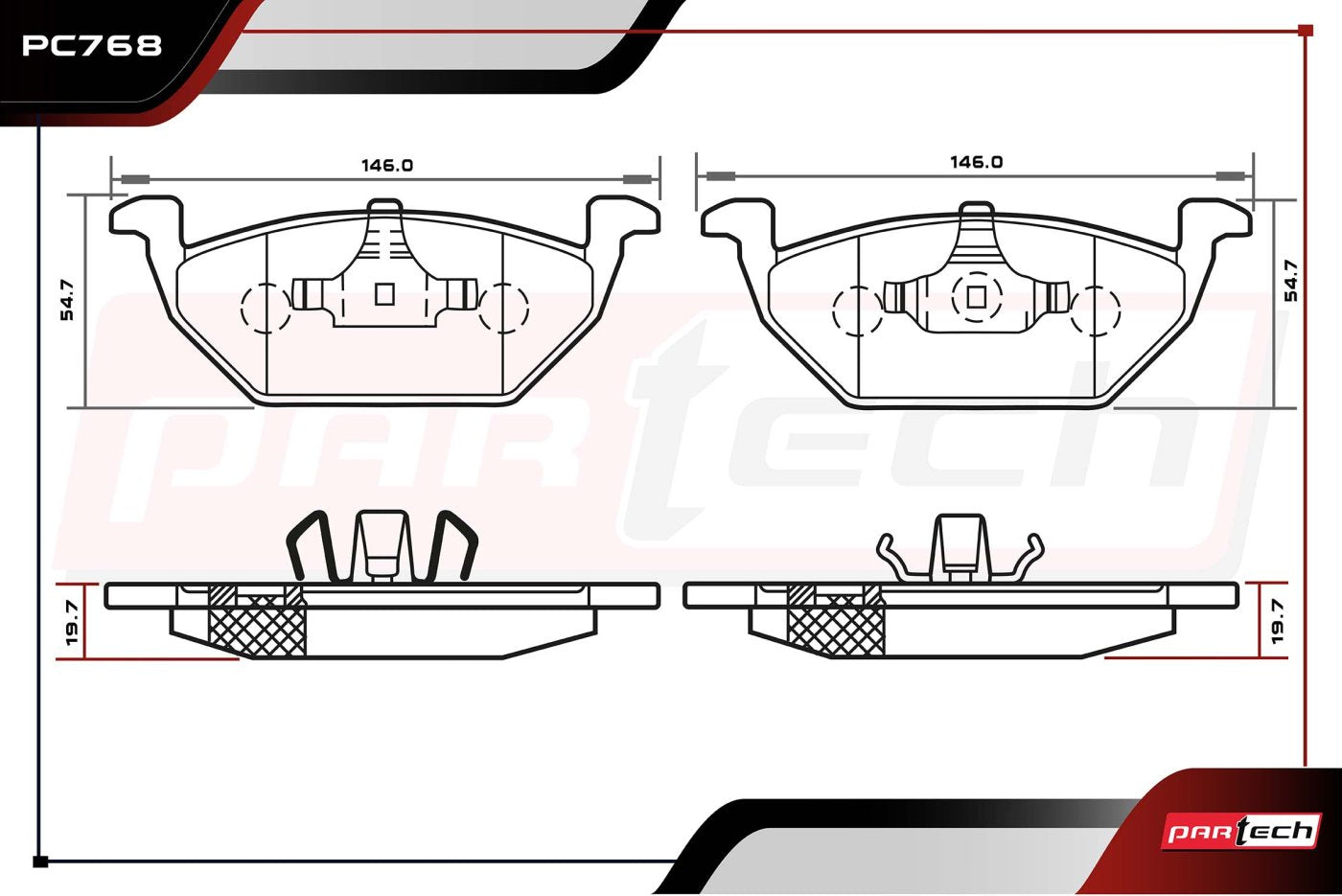 Balatas De Frenos Audi A3 2000-2003