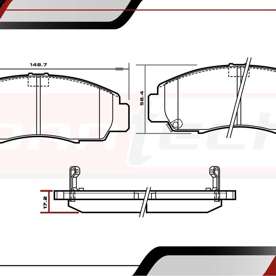 Balatas De Frenos Acura Cl 2001-2003