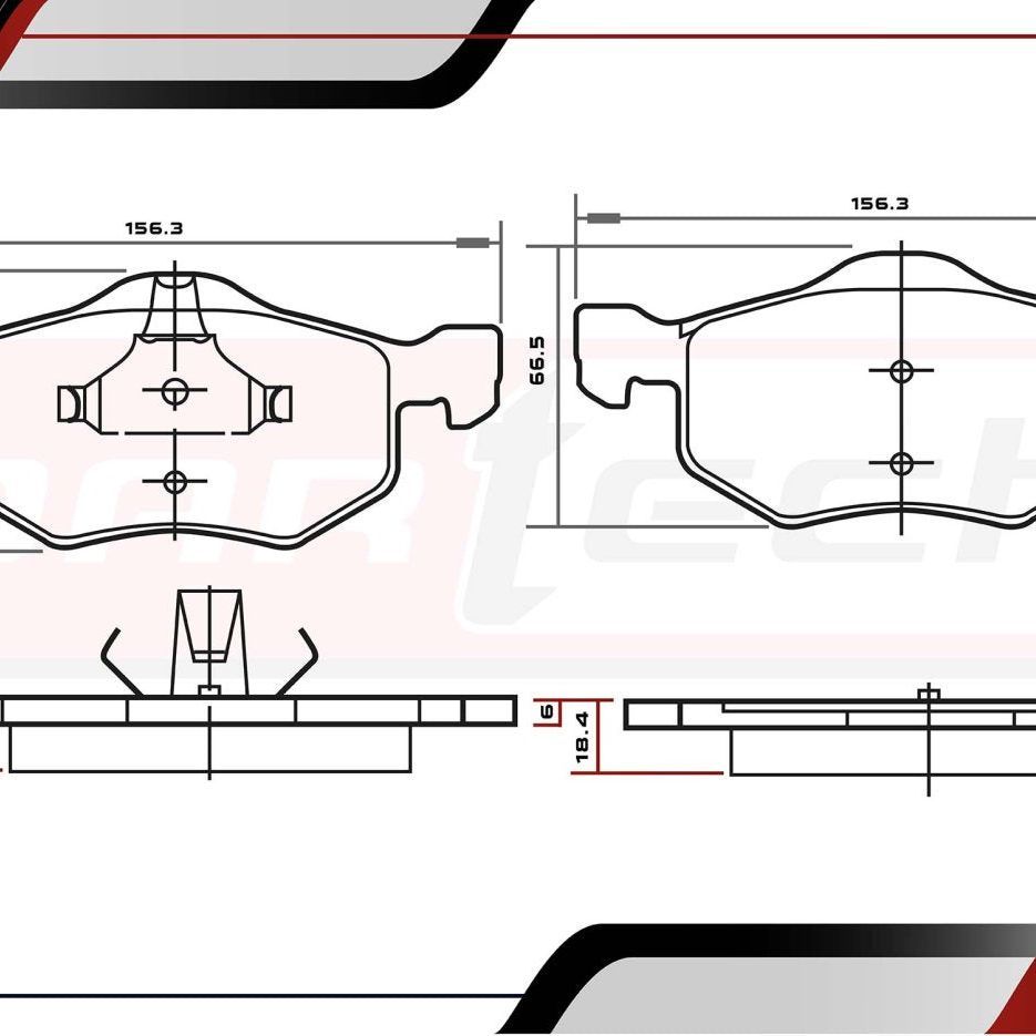 Balatas De Frenos Ford Escape 2001-2004