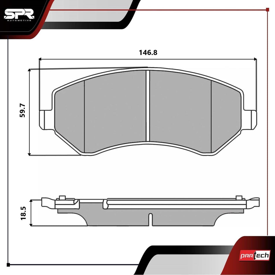 Balatas De Frenos Chrysler Grand Voyager 2001-2003