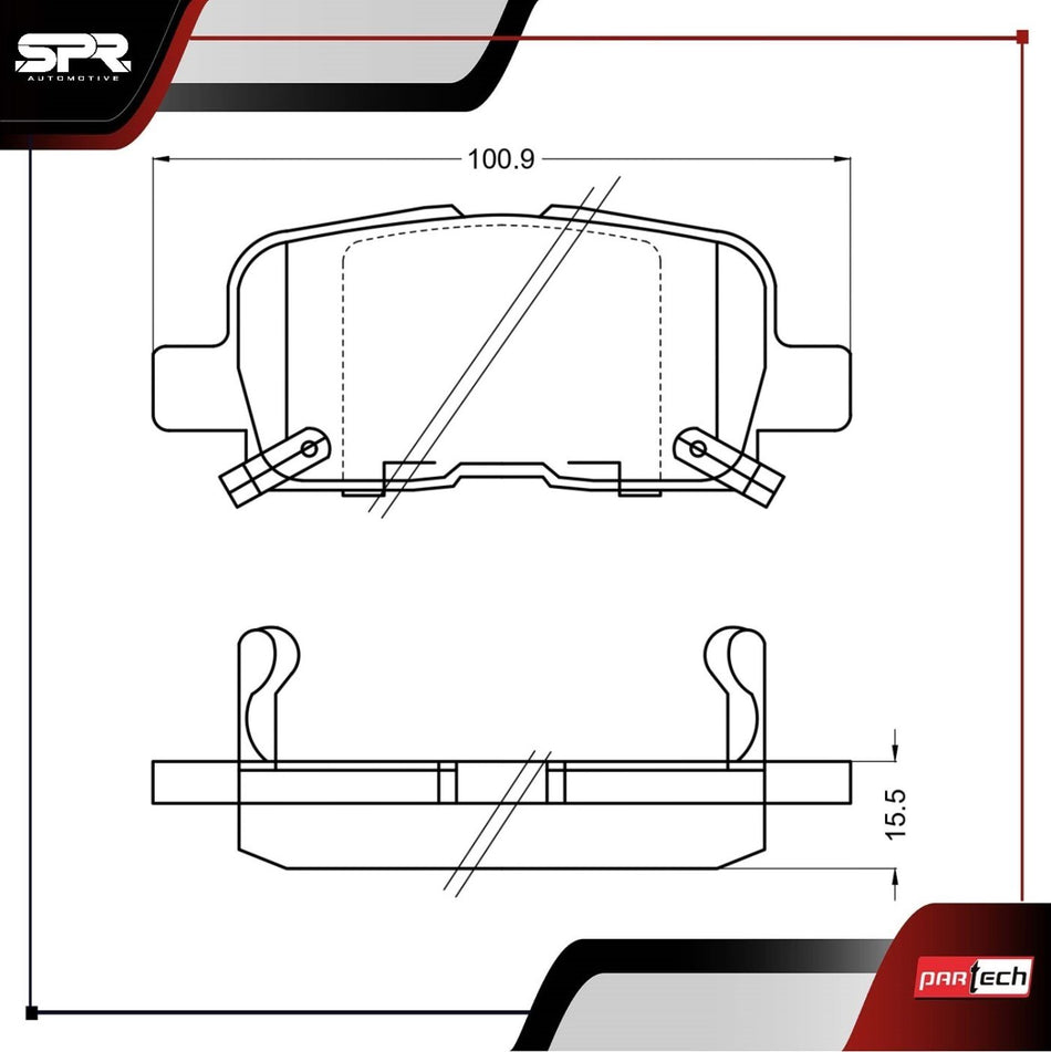 Balatas De Frenos Honda Odyssey 1999-2004