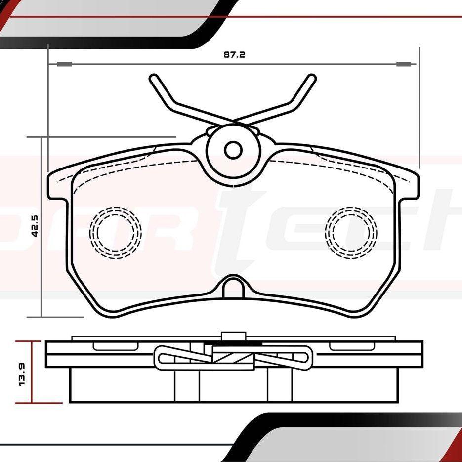 Balatas De Frenos Ford Fiesta 2014-2019