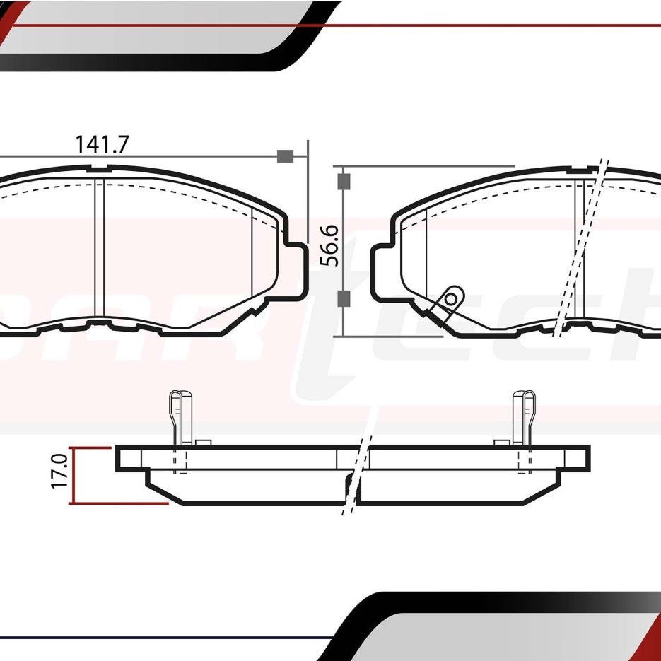 Balatas De Frenos Acura Ilx 2013-2015