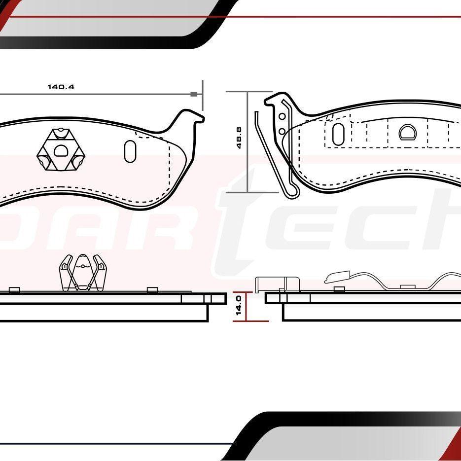 Pastillas De Frenos Jeep Liberty 2002-2005