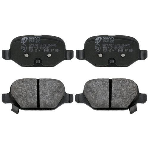 Balatas Traseras Fiat 500 2012-2015 REMSA