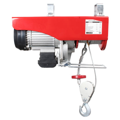 Polipasto electrico (1 ton, cable 12 mts)