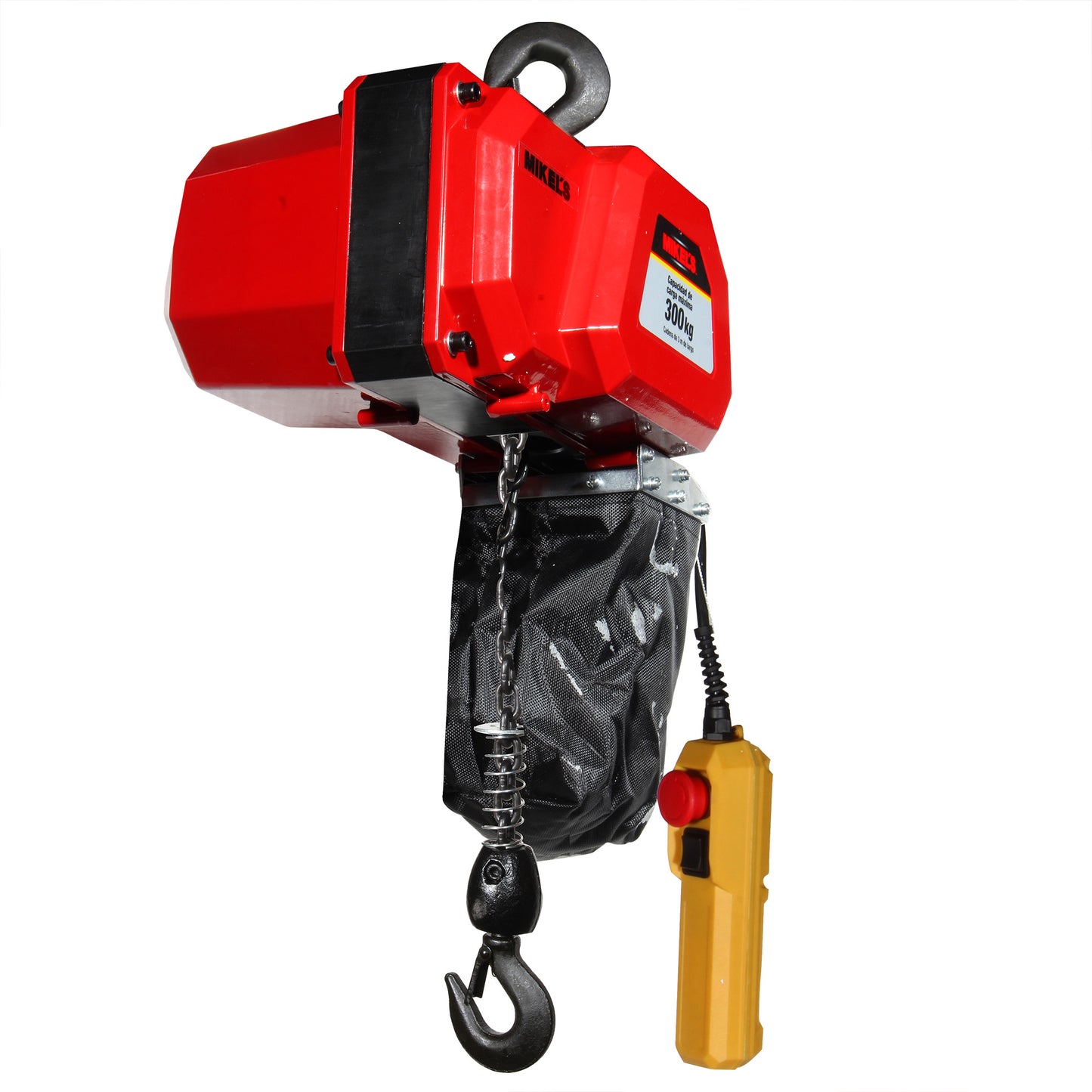 Polipasto electrico (300 kgs, cadena 3 mts)