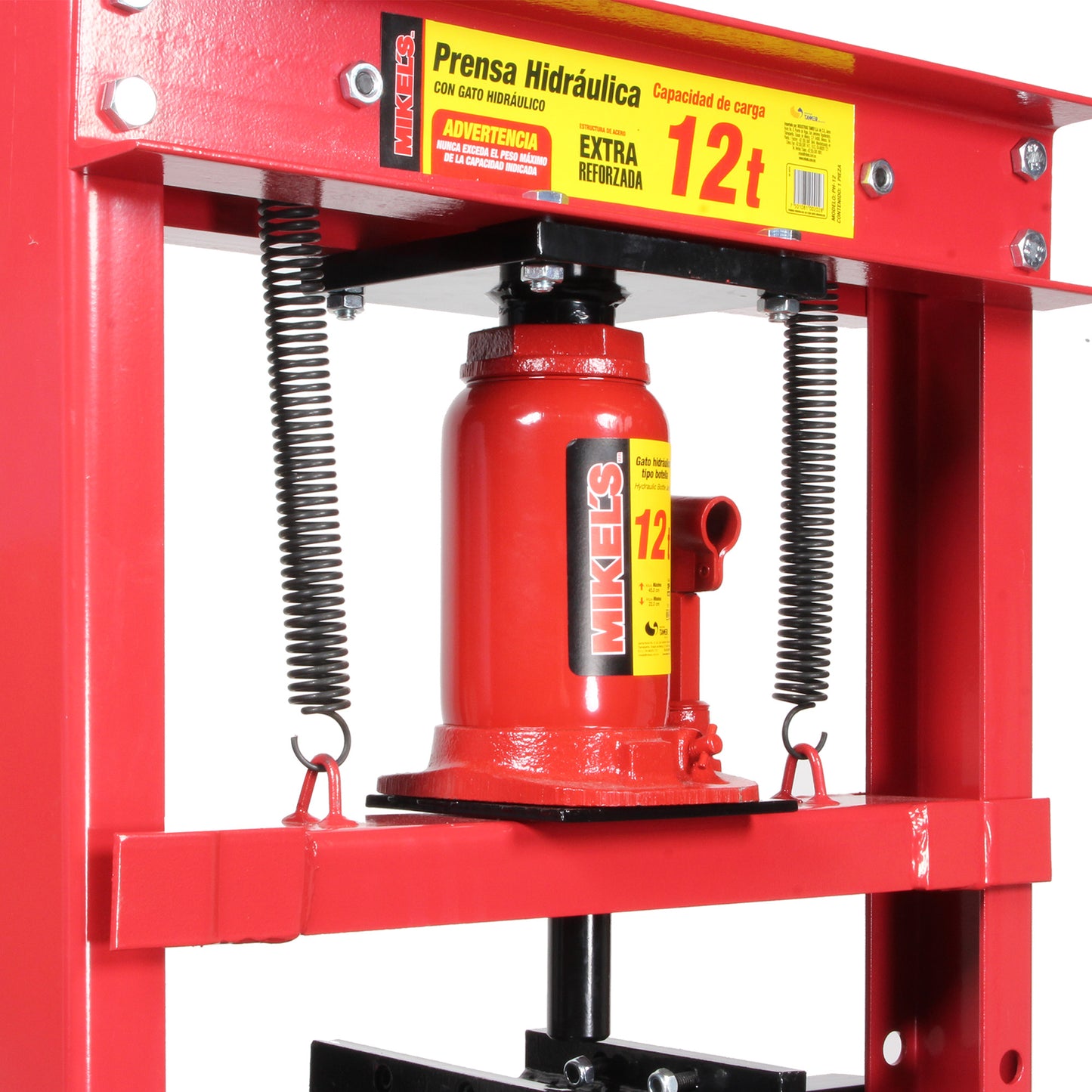Prensa hidraulica con gato hidraulico (12 ton)