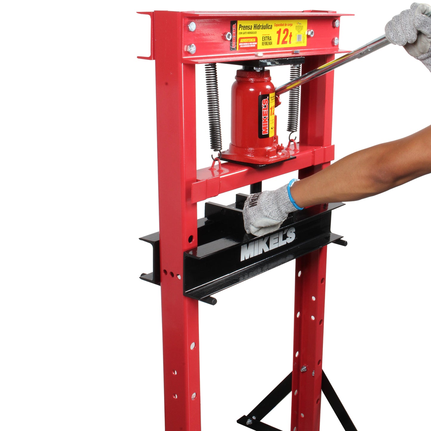 Prensa hidraulica con gato hidraulico (12 ton)